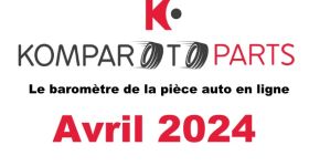 Le baromètre de la piece auto en ligne d'Avril 2024