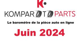 Le baromètre de la piece auto en ligne de juin 2024