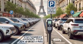 Paris assouplit les tarifs de stationnement pour les SUV hybrides