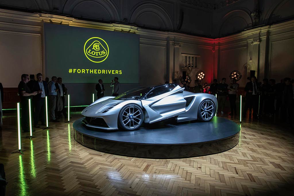 Lotus Evija Reveal presentation