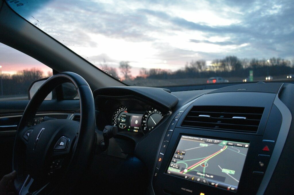 GPS intégré automobile